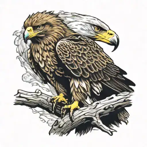 Golden Eagle Perched