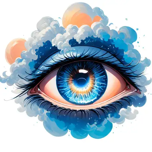 Rinnegan Eye With Gara Love Kangi With Alatsuki Cloud