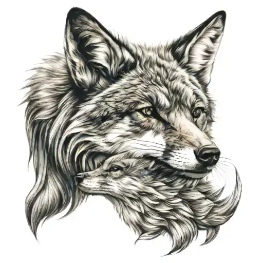 Wolve And Fox Curled