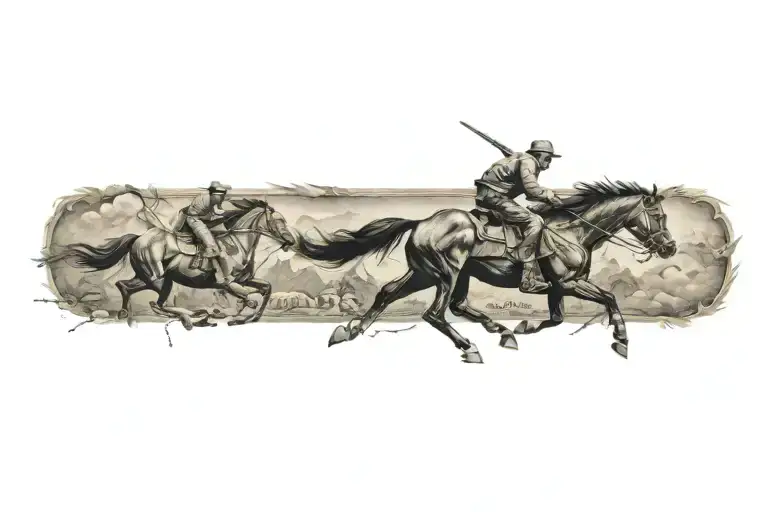 Death Riding Horse Galloping