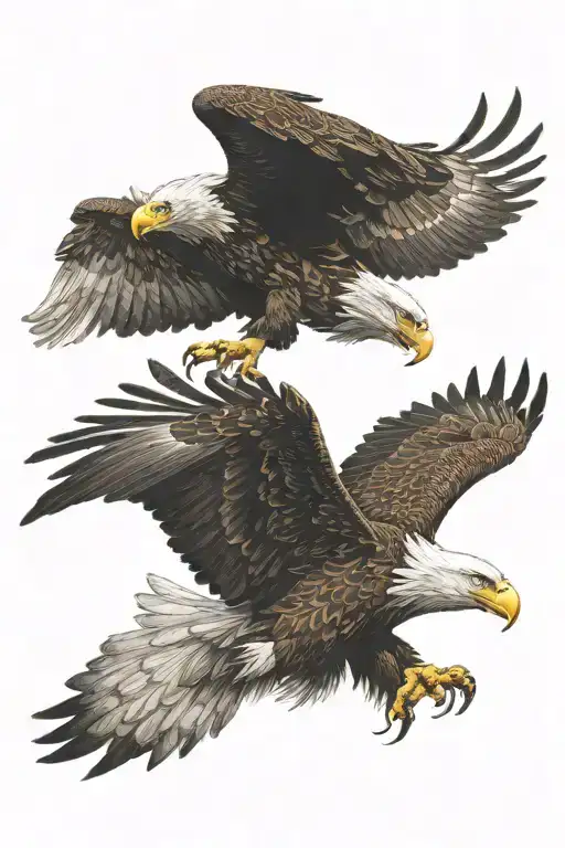 40 Year Old Eagle Fighting