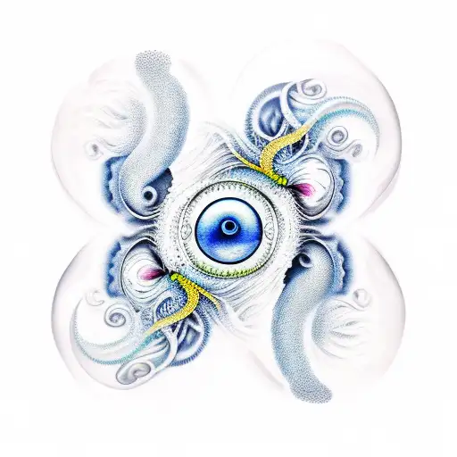 Jelly Fish Blended Ying Yang