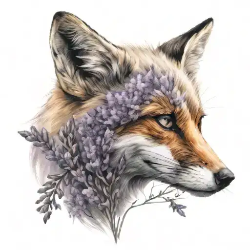 Fox Lavender Sky And Steel