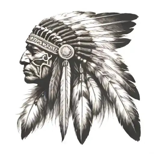 Beautiful American Indian Headdress