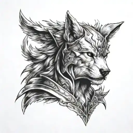 Spartan On The Forearm Put A Wolf