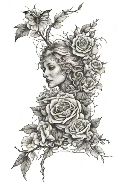 Representation Of Love And Life In Fine Lines Connecting All