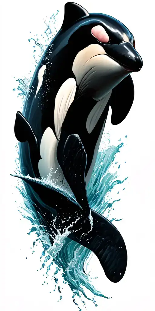 Orca Breaches