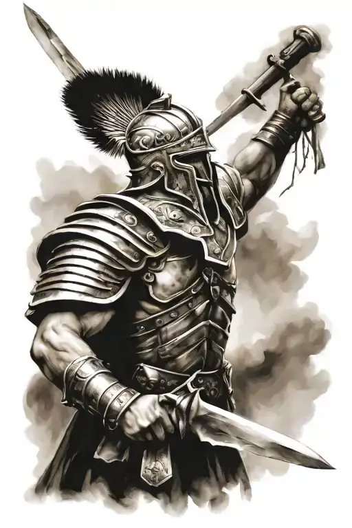 Gladiator With A Sword