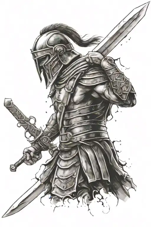Gladiator With A Sword
