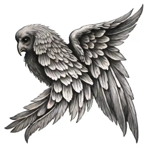 Angel Wing And Demon Wing