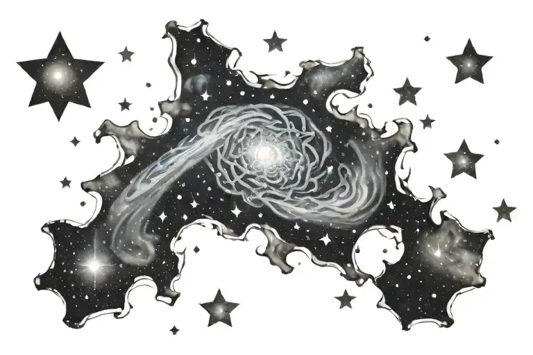 Galaxy Filled With Stars