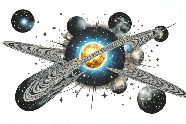 Galaxy Filled With Stars