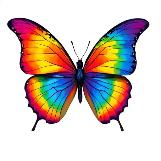 Rainbow Butterfly Monarch