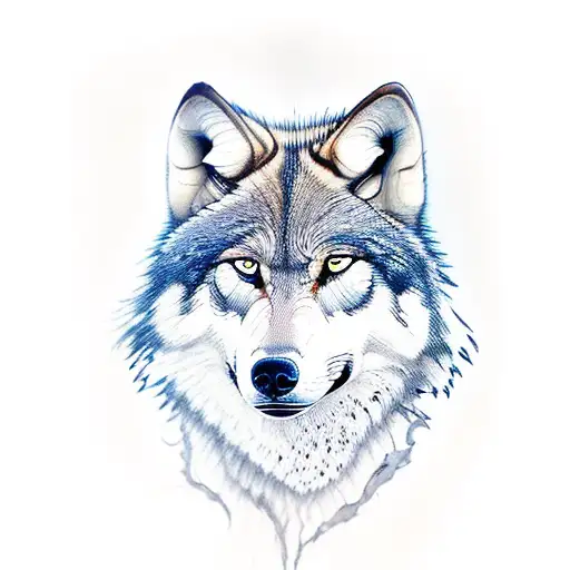 Wild Wolf With Power