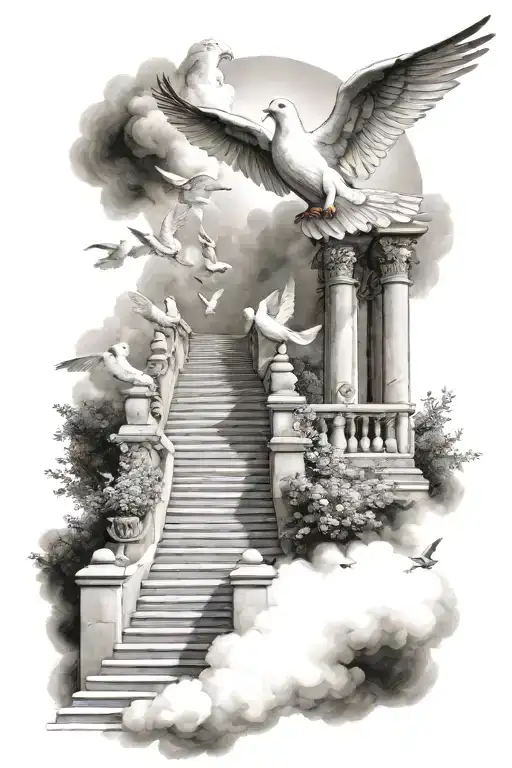 Stairway To Heaven With Doves