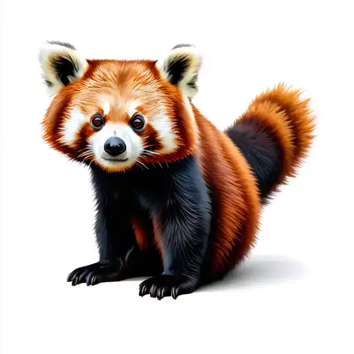 Red Panda Sitting