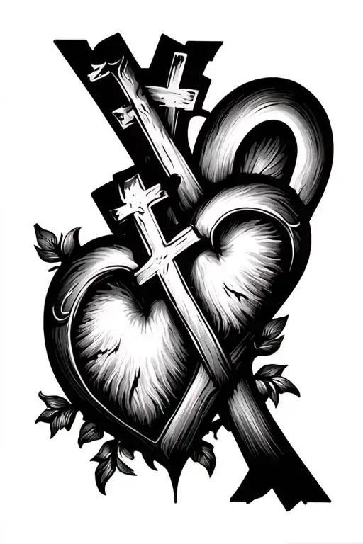 Cross And Heart And Love And Hope And Peace