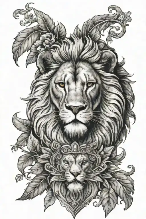 Greek Mythology And Lion Head