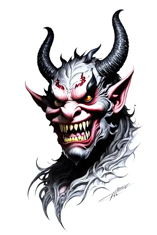 Demon Oni Mask