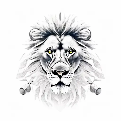 Lion With Spartan With Shield