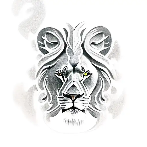 Lion With Spartan With Shild Followed By A Maori