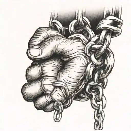 Bicep Chain With Hanging