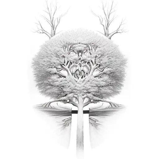 Stone Oak Tree Mam Dad