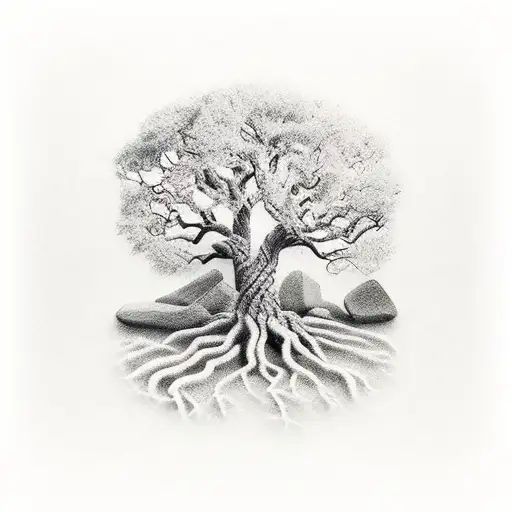 Parents Stone Oak Tree