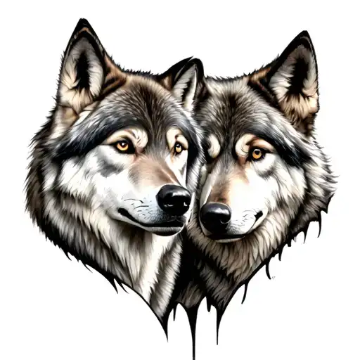 V And Wolf Looking Forward