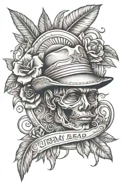 Cuban Themed Tattoo Design