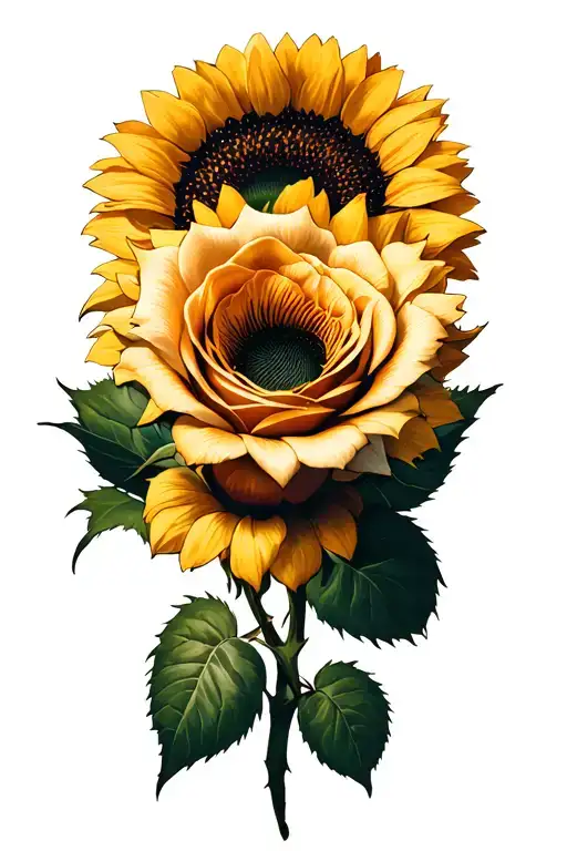 Rose Sunflower