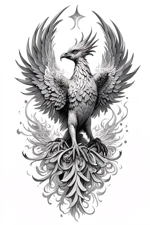 Phoenix Rising From The Ashes