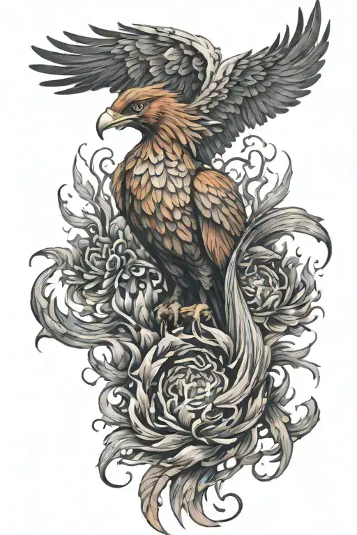 Phoenix Rising From The Ashes