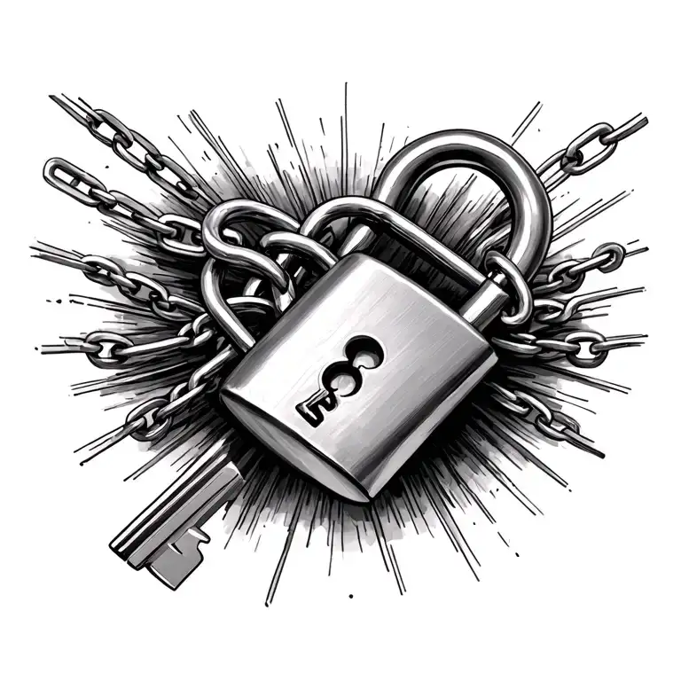 Padlock Chain Key Name