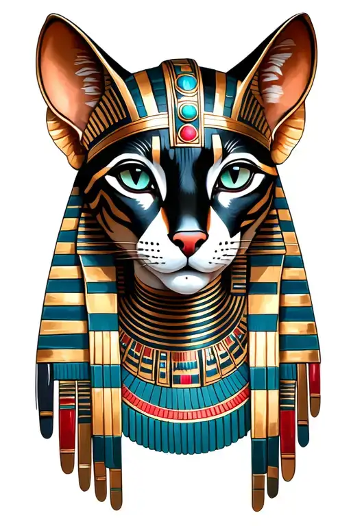 Bastet Egyptian Goddess Head