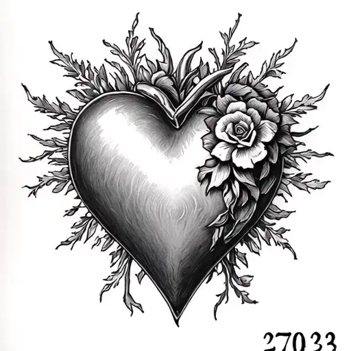 Heart With Date 270923