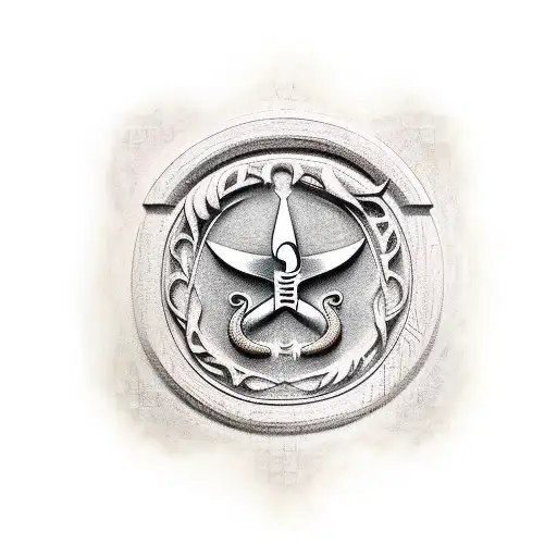 Rod Of Asclepius Hyper Realistic Wood Biblical