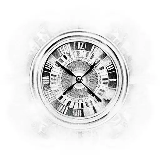 Gambling Clock Roman Numerals Quote