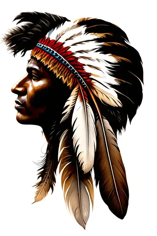 Indian Feather Chepeler Gartiere