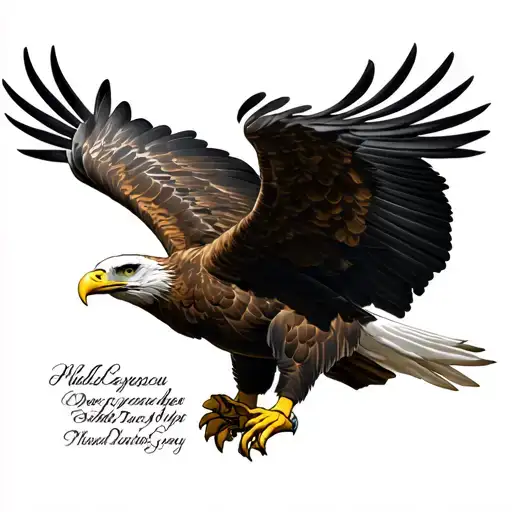 Eagle Showing Pride