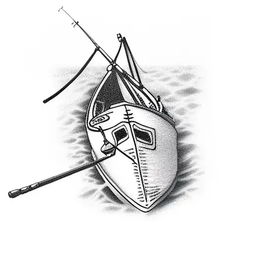 Fishing Boat On A Lake