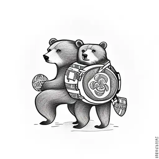 Traveler Bear With Backpack