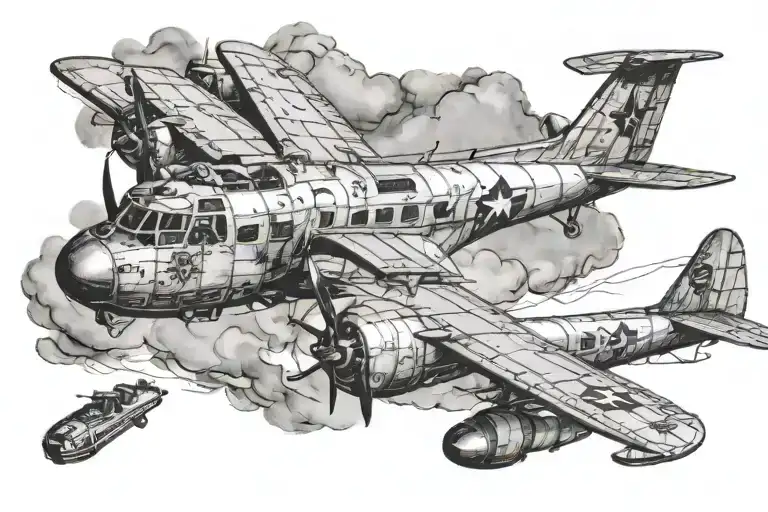 Canso Airplane And Dog Tags