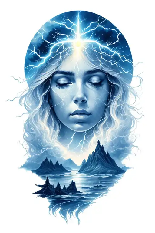 Peace And Lightining Storm And Time And Nature