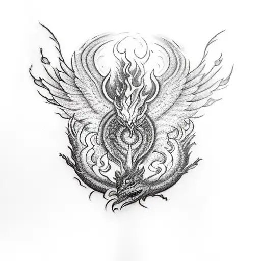 Wrath Shield With Phoenix And Ifrit