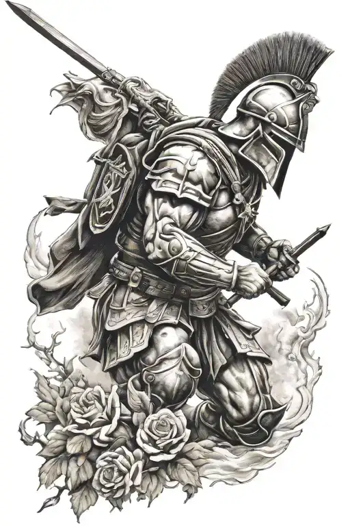 Spartan Warrior And Marine Corps Style