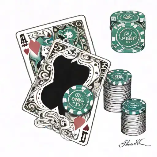 Carts Of Poker With Names Of Mi Mum Dad And Sister