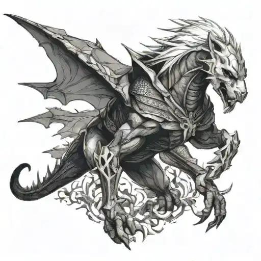 Witcher 3 Geralt Fighting Dragon