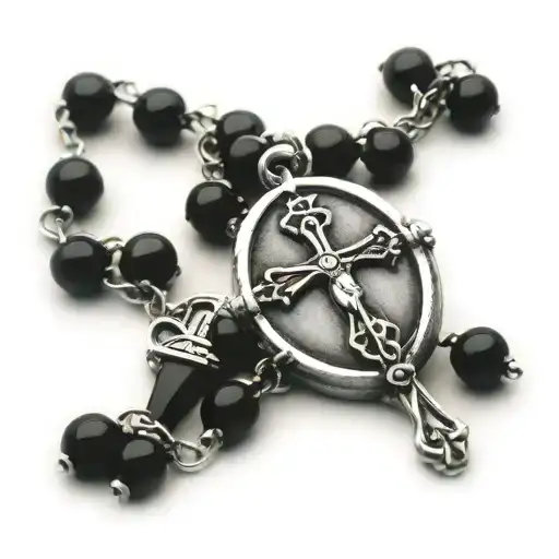 Rosary Beads With A Locket