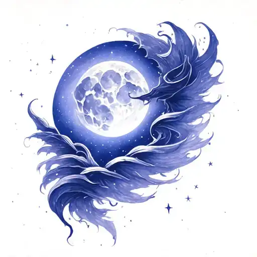 Spooky Sky Filled With Stars